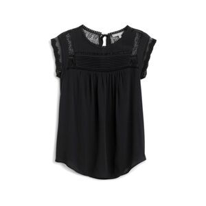 Daniel Rainn Becru Black Lace Blouse NWT size XXL